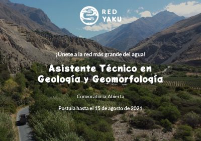Convocatoria: Asistente Técnico en Geología y Geomorfología