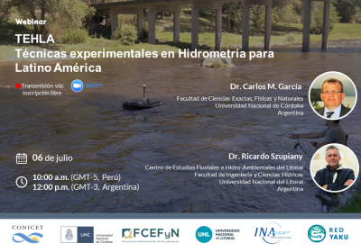 Webinar: «TEHLA-Técnicas experimentales en Hidrometría para Latino América»
